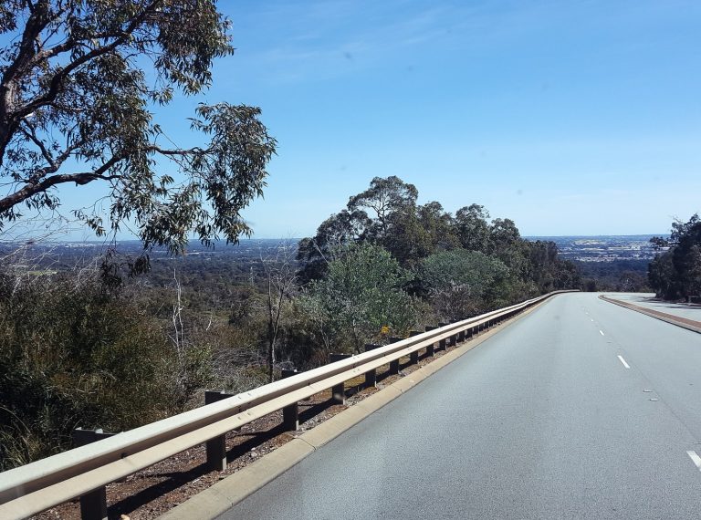 empty road with beautiful view in Perth, western australia empty road with beautiful view in Perth, western australia